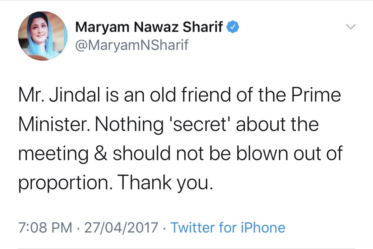 Maryam Nawaz Sharif defended Jindals visit,called him a close friend, when Jindal has been clearly vocal on Indian stance over Pakistan.