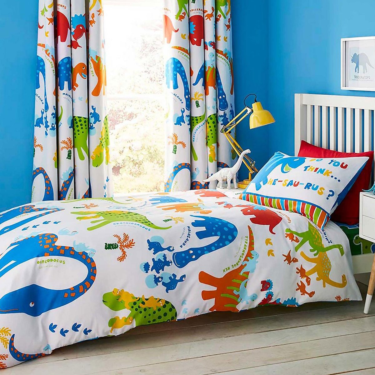 studio_co_uk's tweet photo. Is your little one dinosaur crazy? Add a touch of Jurassic Park to their bedroom with this bedding set for ONLY £19.99!! 
https://t.co/yIfFmJHu8x 🦕🦖

#Bedroom #Bedding #KidsBedroom #IHaveThisThingWithHome #Dinosaur https://t.co/rz67BWpKE4