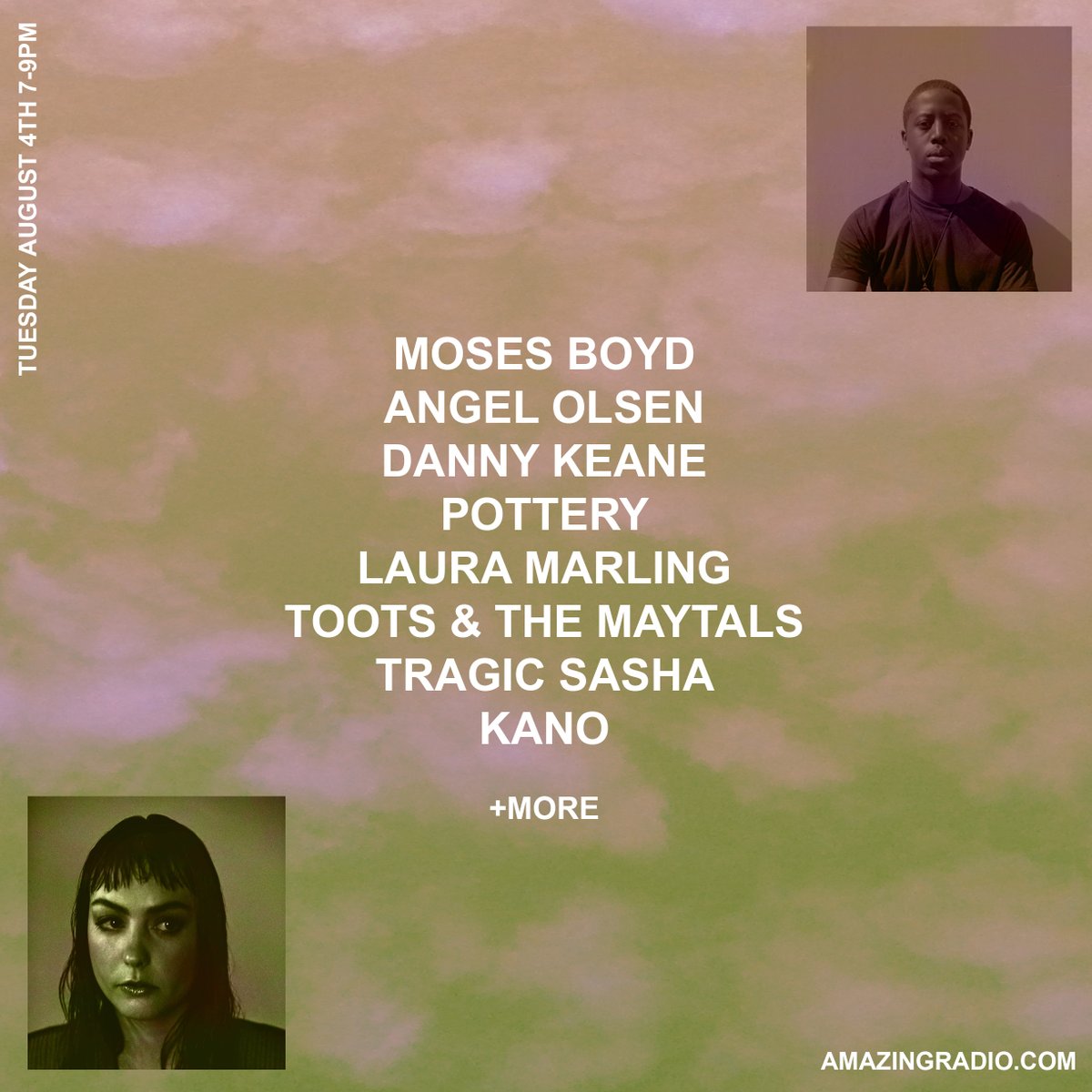 Thomas Little (@thomaslittle_) on Twitter photo live now on <a href="/amazingradio/">Amazing Radio</a> for the next 2 hours, bringing you some big time tunes
ft. <a href="/Mosesboyd_/">Moses Boyd</a>, <a href="/AngelOlsen/">Angel Olsen</a>, <a href="/dannyiskeane/">Danny Keane</a>, <a href="/potteryband/">Émilie Ruiz-Garnier</a>, <a href="/lauramarlinghq/">Laura Marling</a>, <a href="/tootsandmaytals/">Toots & the Maytals</a>, <a href="/tragicsasha/">Tragic Sasha</a>, <a href="/TheRealKano/">Kano</a> + more
tune in on amazingradio.com live now on <a href="/amazingradio/">Amazing Radio</a> for the next 2 hours, bringing you some big time tunes
ft. <a href="/Mosesboyd_/">Moses Boyd</a>, <a href="/AngelOlsen/">Angel Olsen</a>, <a href="/dannyiskeane/">Danny Keane</a>, <a href="/potteryband/">Émilie Ruiz-Garnier</a>, <a href="/lauramarlinghq/">Laura Marling</a>, <a href="/tootsandmaytals/">Toots & the Maytals</a>, <a href="/tragicsasha/">Tragic Sasha</a>, <a href="/TheRealKano/">Kano</a> + more
tune in on amazingradio.com