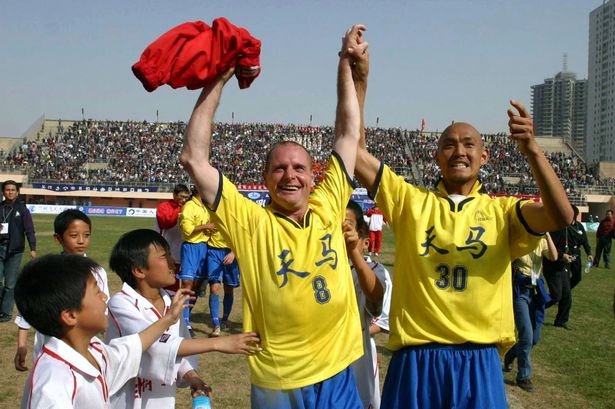PAUL GASCOIGNEClub: Gansu TianmaPeriod: 2003Certainly in his twilight,Gazza decided to try out Chinese football before he hung up the boots. He struggled with personal problems, and his stint ended. Since then, Gansu Tianma struggled themselves and are now defunct.