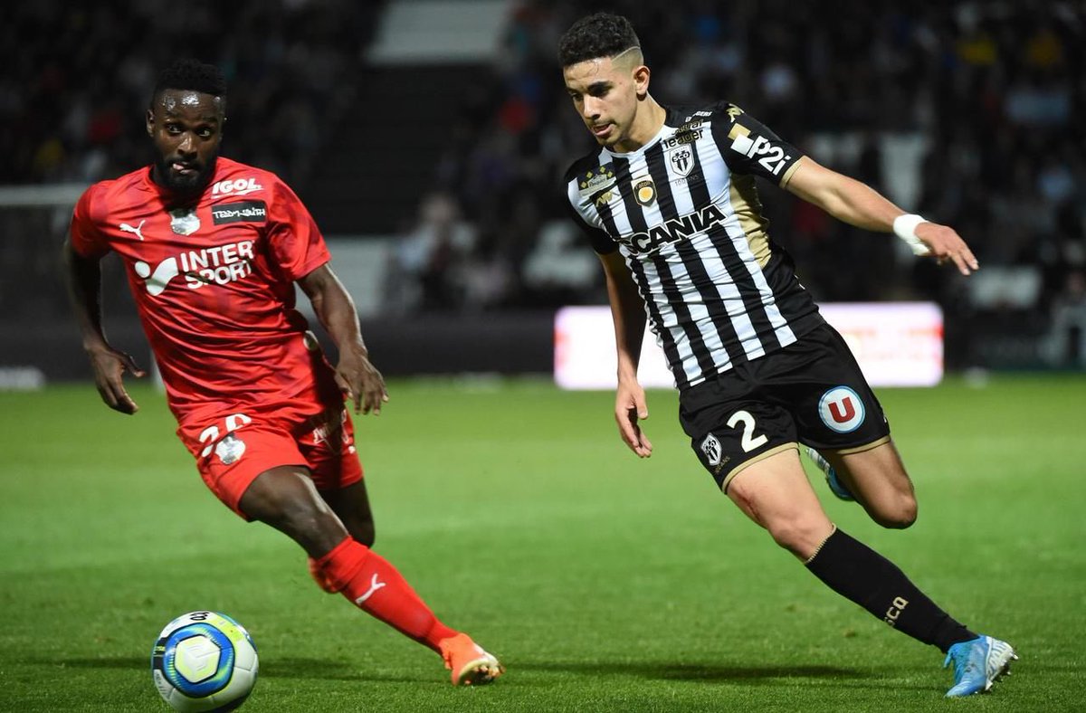 Aït-Nouri has shown the ability to dribble this season.He’s currently 4th in the Angers squad for dribbles per 90 on 1.3! Although, he needs improving on his success rate. Currently only completing 46%With more match intelligence, this area should certainly improve.