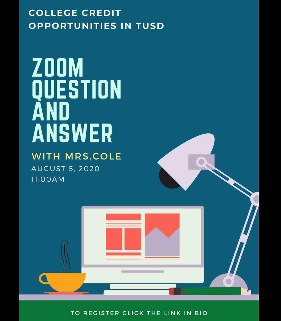 We know that there are many questions out there about the early college credit opportunities through MJC and Stan state! Join Mrs. Cole tomorrow via zoom to get them answered! We will be reviewing the application process, recommended courses, taking courses while enrolled in…
