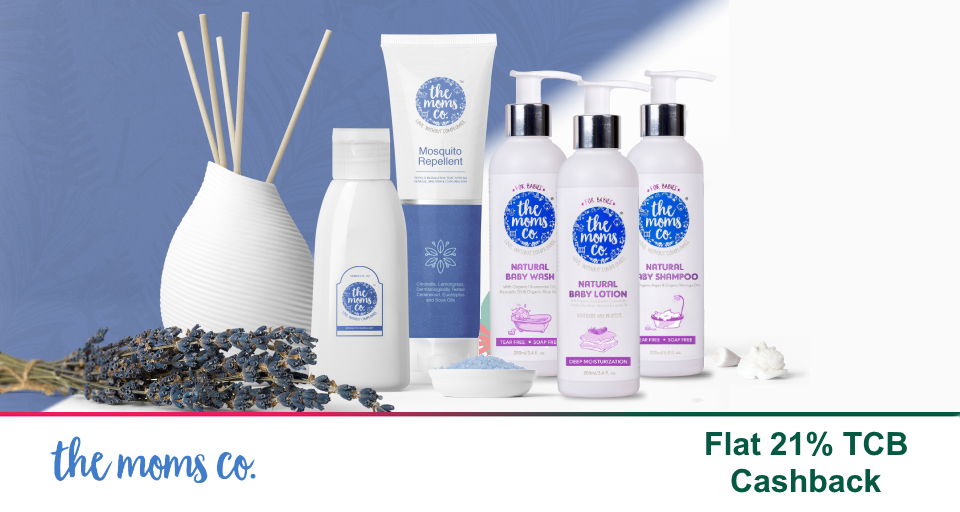 TopCashBackIn's tweet image. Bring in the natural glow!
Grab up to 25% off on Natural Personal Care &amp;amp; Baby care Products + Free Shipping on orders, worth Rs.499.
Get additional Flat 21% TCB #Cashback.

topcashback.in/the-moms-co/

#ThodaAurZyaada #momco #ThemomsCO #newmommy #mommy #mommygoals #beauty