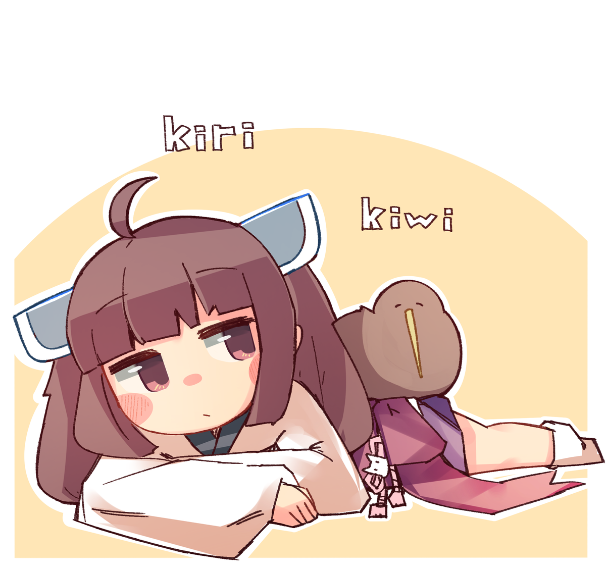 東北きりたん 「なかよし? 」|このほしのイラスト