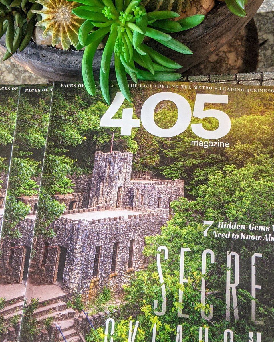 Want to know the best hidden secrets of Oklahoma? Stop by the leasing office and pick up your free copy of the 405 Magazine. #oklahoma #ourgreatstate #the405 #steelyard