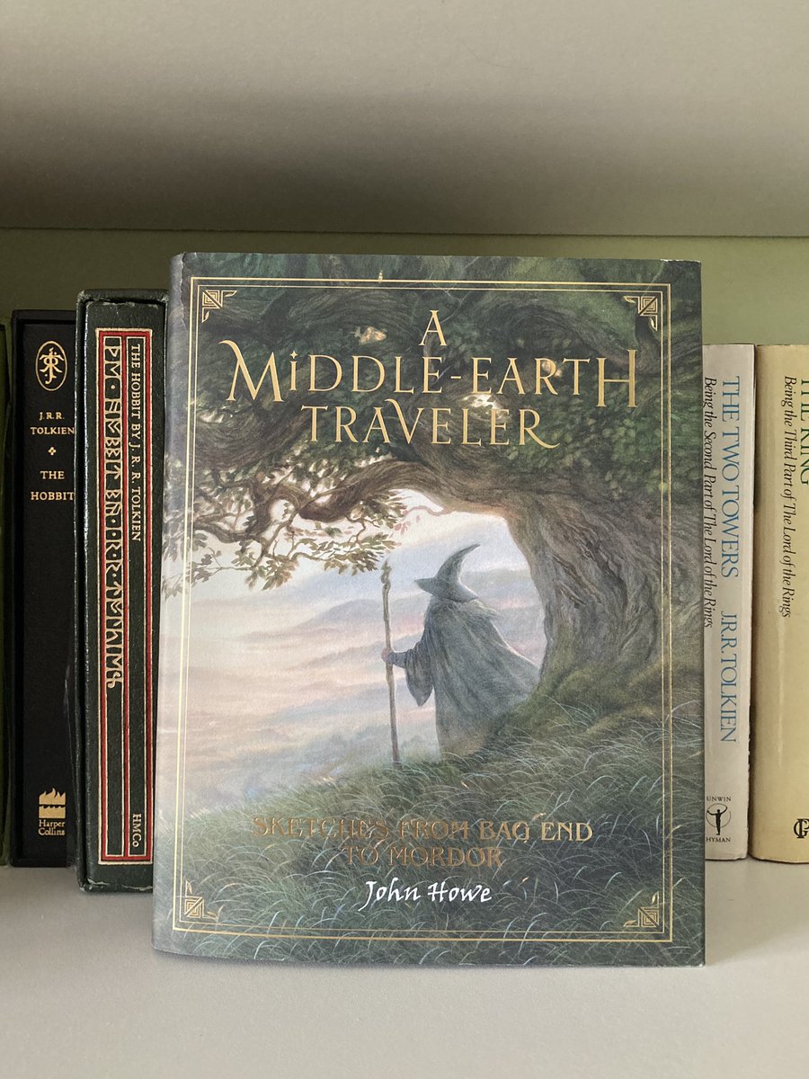  #TolkienEveryday Day 13One of my favourite Tolkien Art Books - A Middle-earth Traveler, which shows off the marvellous sketches of John Howe