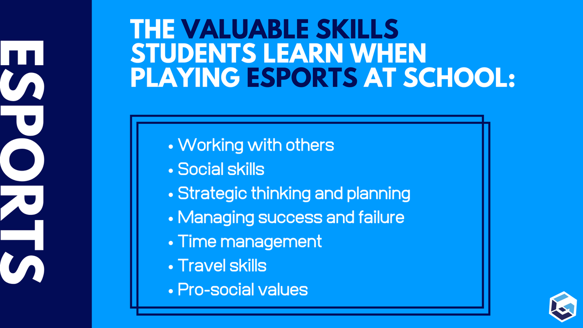 GameSeta20's tweet photo. Team sports provide an arena for teaching important lessons and life skills beyond the classroom. The skills practiced and honed as part of a team applies equally to any sport. Esports is no exception! 🎮

#gameseta #esports #studentsbenefits #skills #game #videogame #highschool https://t.co/ewprFsEWZv