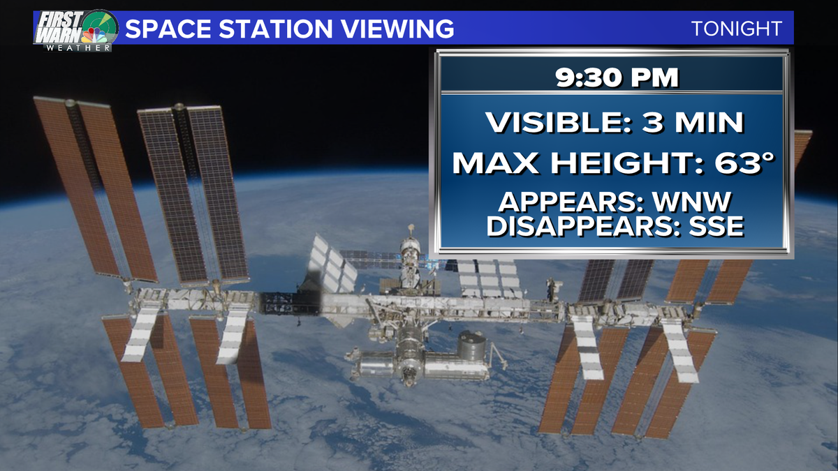 If you have some clear skies near you check out the #ISS tonight. #cltwx #ncwx #scwx