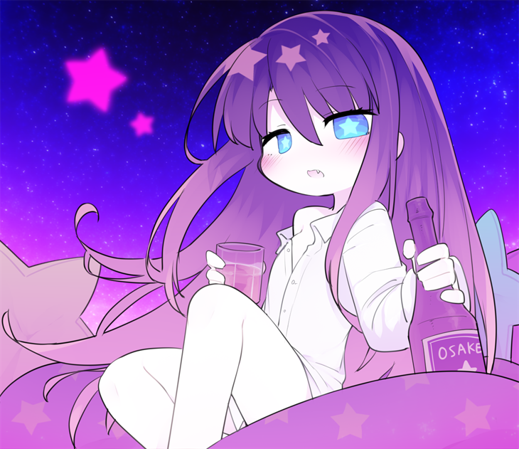 「頭の中で見るお星さま 」|如月カヤのイラスト