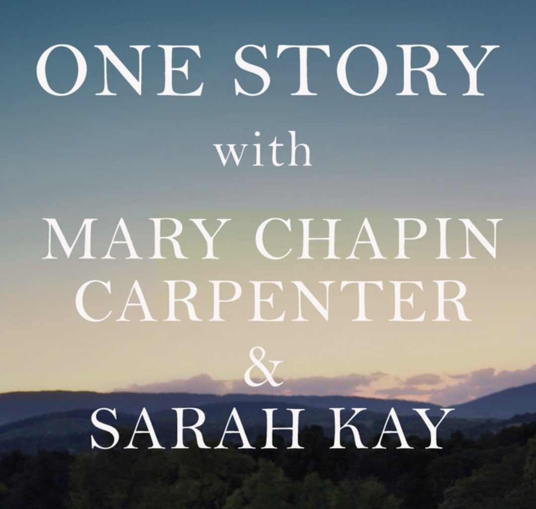 1/3 Writers, please listen to the One Story podcast w/  @M_CCarpenter &  @kaysarahsera. The premise is to preview MCC’s upcoming album, and there are so many eloquent and insightful gems about writing, whether your medium is song, poetry, novels, whatever...