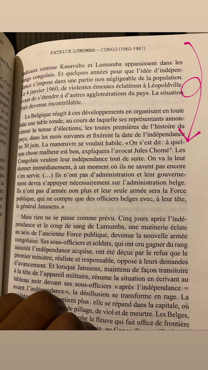 mrsdiarra_'s tweet photo. Regardez moi cette phrase de criminel sur l’indépendance du #Congo...ils savaient très bien ce qu’ils faisaient. https://t.co/FEB8UofnBr