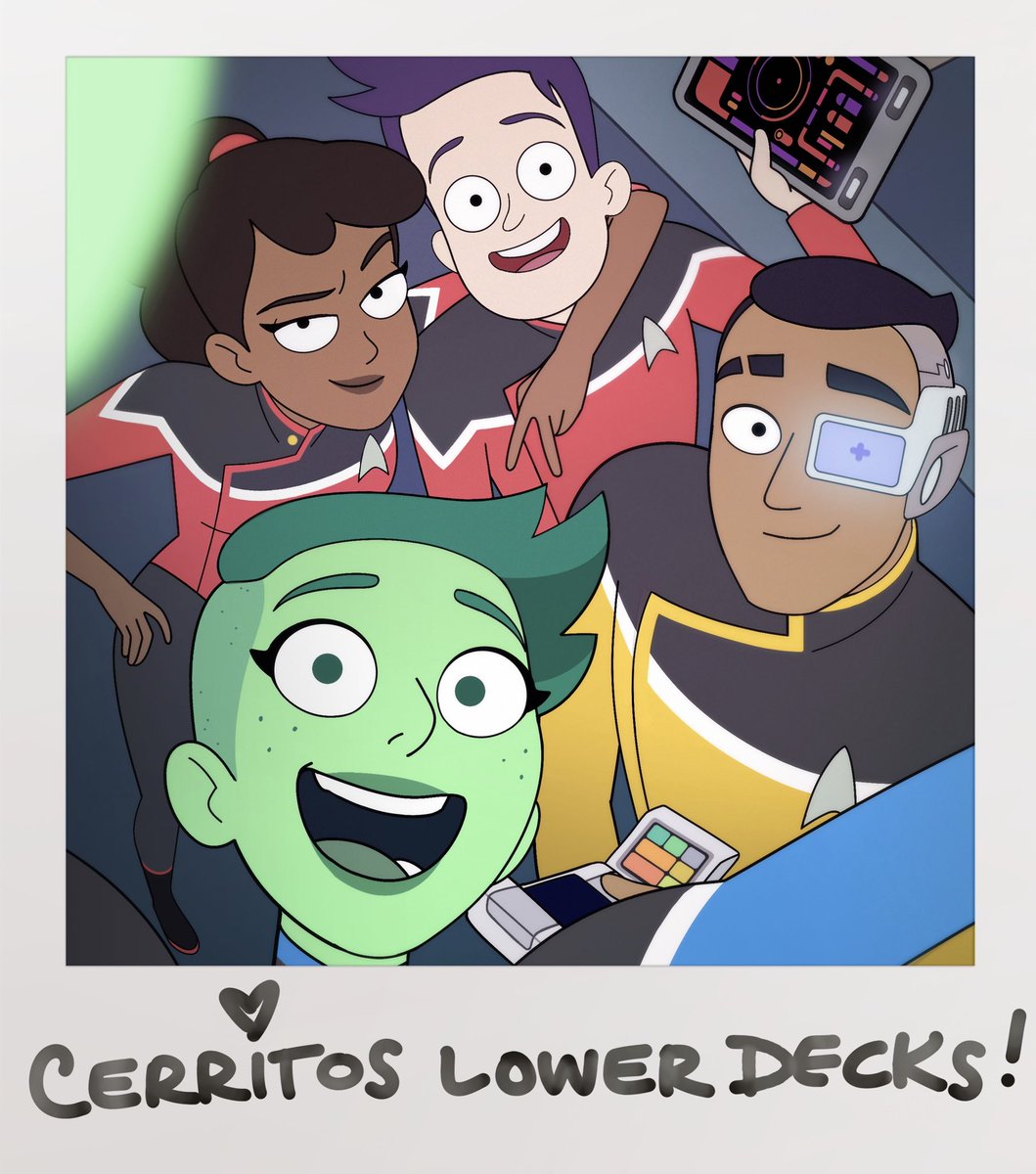 Marisa_Draws's tweet photo. Star Trek: Lower Decks premieres in TWO DAYS!!  I feel so fortunate to be part of such an amazing team.  Can’t wait for everyone to meet our cartoon crew!!  🖖🖖🖖 #StarTrekLowerDecks #StarTrek https://t.co/HjdgMkF2mX