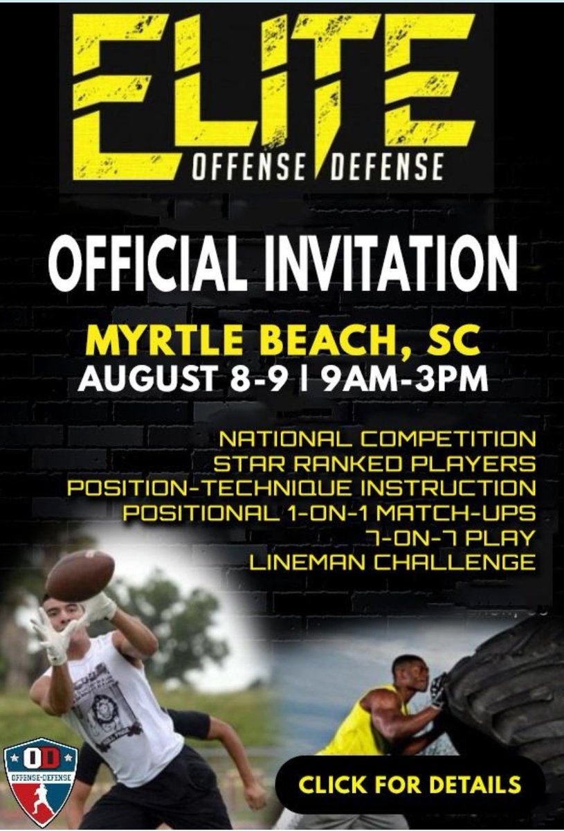 Thank you <a href="/ODFBall/">Offense🏈Defense</a> for the invite.  It's an honor.  Closed borders prevent me from coming but I wish you great success and everyone stays safe.  🙏