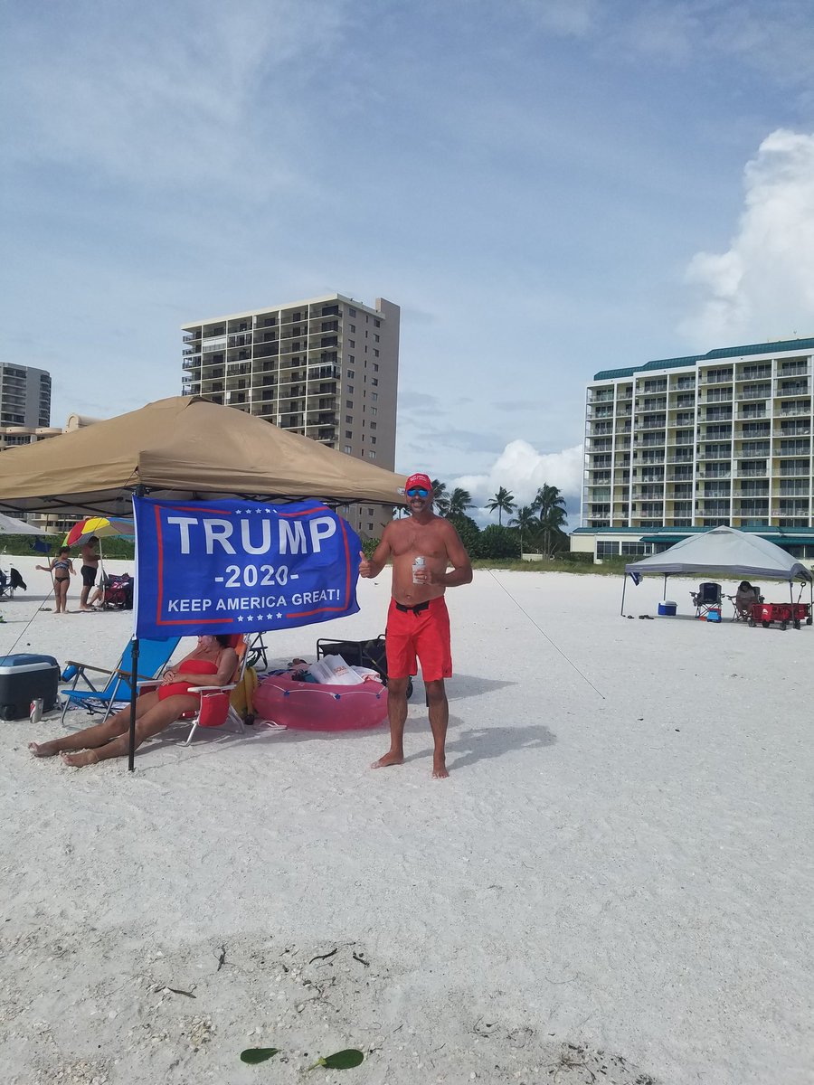 HesserJamie's tweet photo. @realDonaldTrump I just spent a week in Florida and there is no way Biden wins here! There are Trump signs everywhere! I have not seen one Biden sign. #Trump2020 https://t.co/Ma7JtUiB3j
