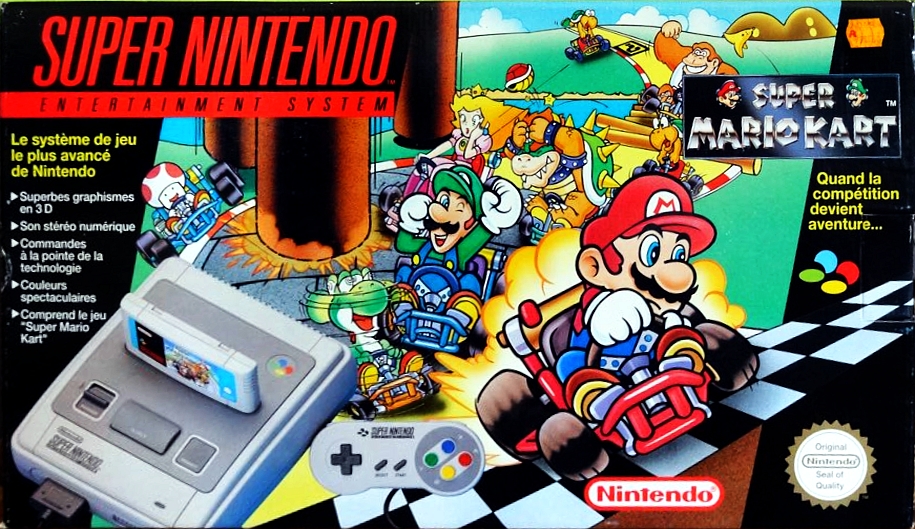 super mario kart box art