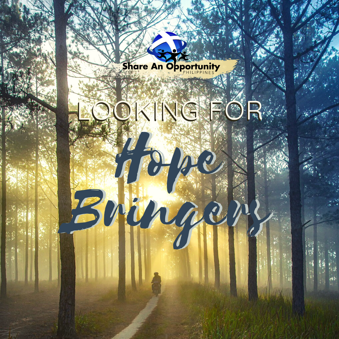 SAOPhilippines's tweet image. #WisdomWednesday SAO PH has raised a generation whose hope has been fulfilled. We pray that what they have received, they may be able to plough back into their own communities, that they will complete the cycle by being hope bringers. Are you a #HopeBringer? Do share your story!