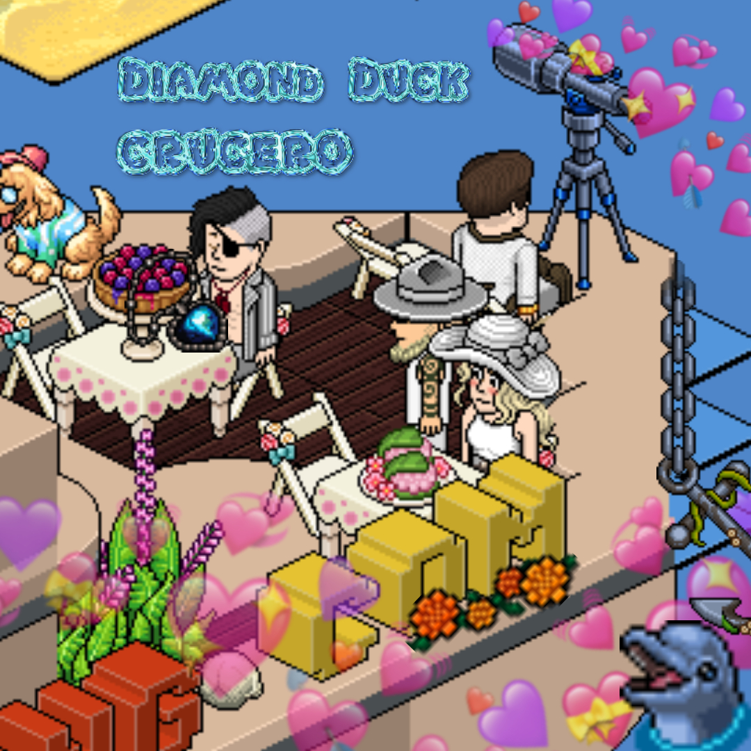 HabboDuc's tweet photo. Aquí les dejamos con un selfie de una de las famiglias mas importantes de todo @ESHabbo  La gran famiglia @CalderoneCF  que se pasó por nuestro crucero Diamond Duck para pasar una agradable estancia. Gracias Famiglia! https://t.co/v3KFZ7FZMB