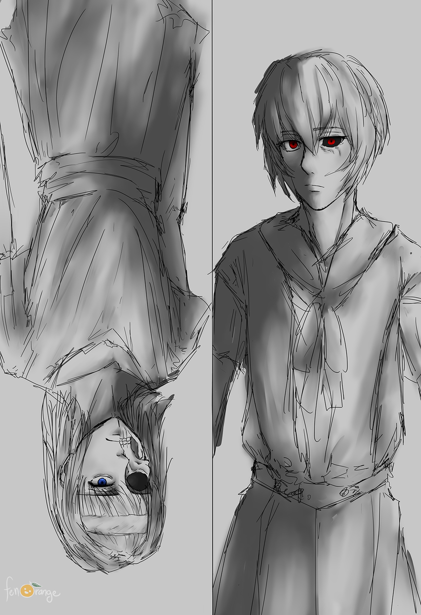 fenorange's tweet photo. reading the latest chapter gave me these vibes (rip fez kid 😢)
--
#aot #snk #AttackOnTitan #shingekinokyojin #nge #neongenesisevangelion #evangelion #fanart #anime #manga #doodle #sketch #rei #ayanami #ayanamirei #ymir #ymirfritz #ch131 https://t.co/pIyO05Igli