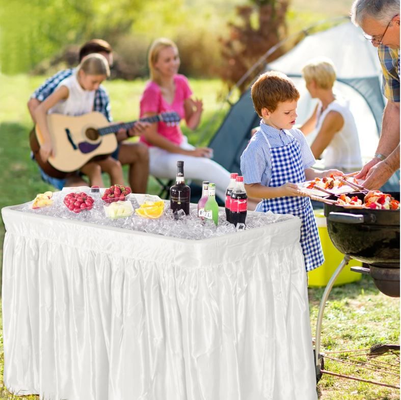UntilGoneCom's tweet image. This Folding Party Ice Table with Matching Skirt is designed to be filled with ice to keep your food &amp;amp; drinks cold &amp;amp; fresh during any gathering! Originally $361.99, you can get it for $134.99. Yours Until Gone! buff.ly/33qDMja #untilgone #deals #icetable #party