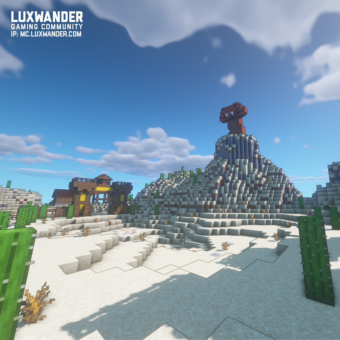 Luxwander's tweet photo. Awesome western themed map made by SneakyNinjaDog!
👉 Stay tuned to see some outstanding builds from Dev on Luxwander! 👈
ー
Would you ever live in a desert? ✅🏜
ー
#minecraft #luxwander #minecraftserver #explore #minecraftexplore #minecraftbuild #BSLShaders #serverip https://t.co/LzkSm4WlsJ