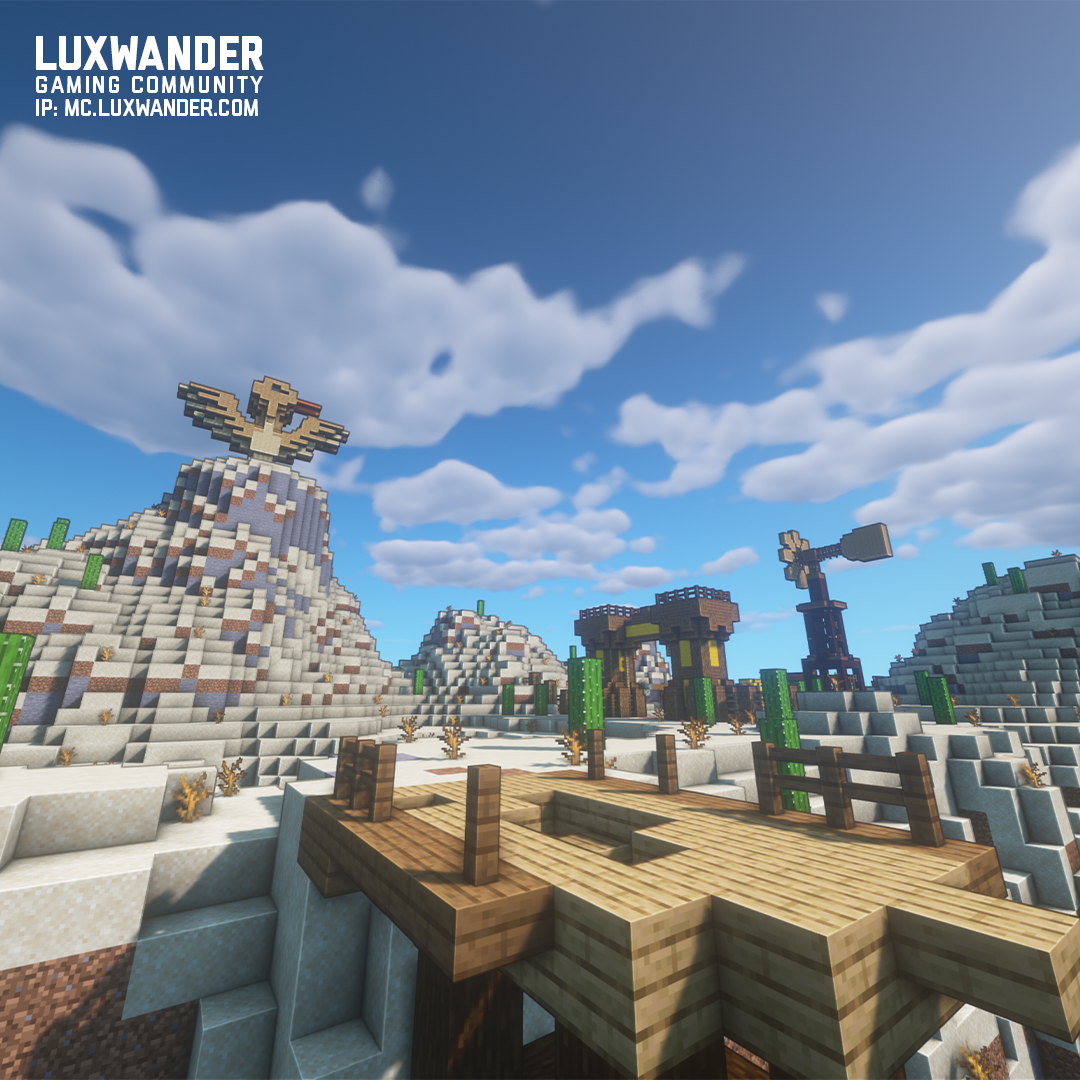 Luxwander's tweet photo. Awesome western themed map made by SneakyNinjaDog!
👉 Stay tuned to see some outstanding builds from Dev on Luxwander! 👈
ー
Would you ever live in a desert? ✅🏜
ー
#minecraft #luxwander #minecraftserver #explore #minecraftexplore #minecraftbuild #BSLShaders #serverip https://t.co/LzkSm4WlsJ