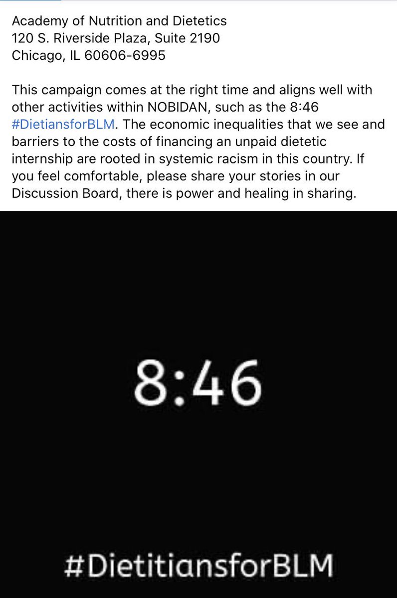 #DietitiansforBLM