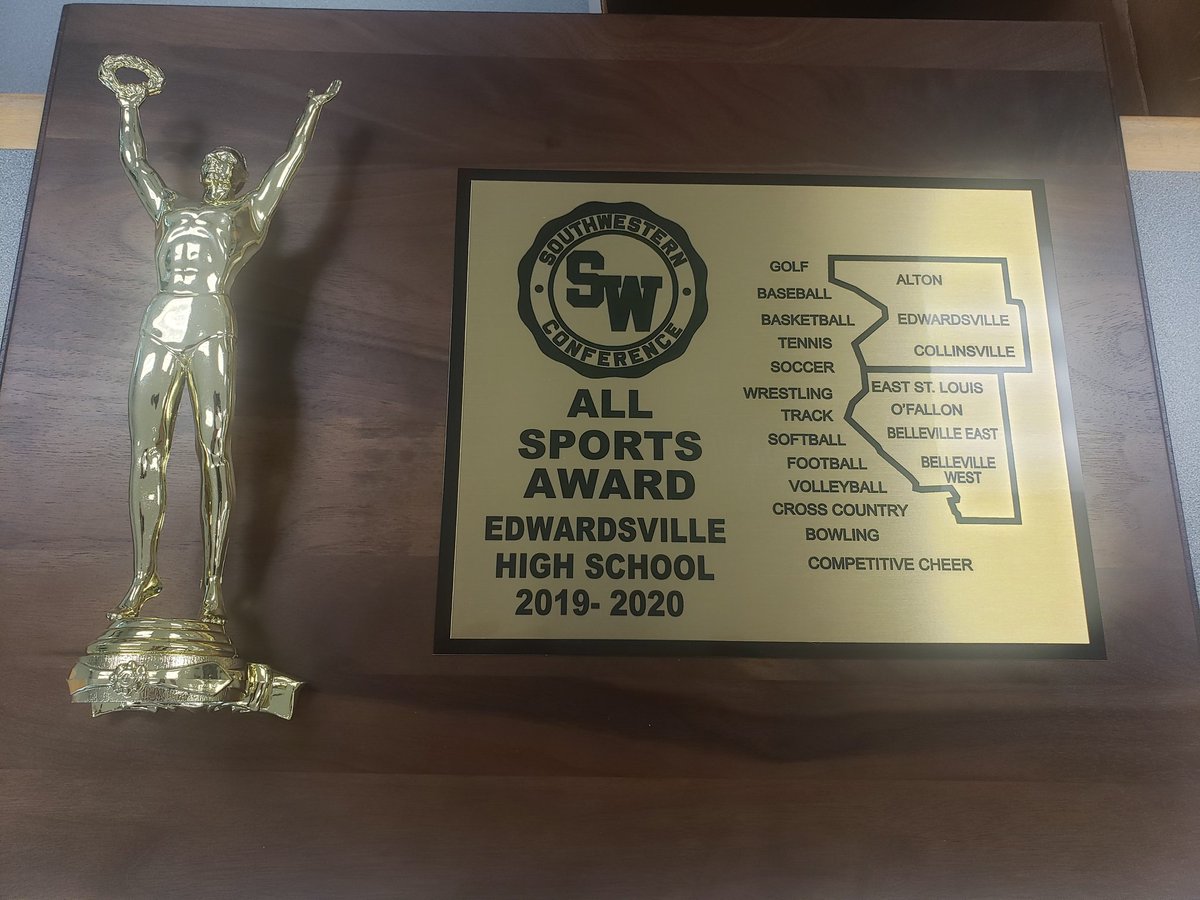 To all the amazing athletes, coaches, support staff, and fans who made this happen, congratulations. short year but we still pulled through. Special shout out to <a href="/e_cheerleading/">Edwardsville Cheer</a> for winning the first conference tournament ever and pushing us over the hill! #winningstreak