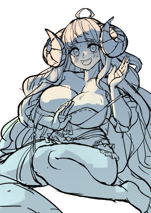 For all who have sent me dm, sorry I can't reply your message soon and thank you for all the support! (≧▽≦)

Here's sketch of summer anila (^ω^) 