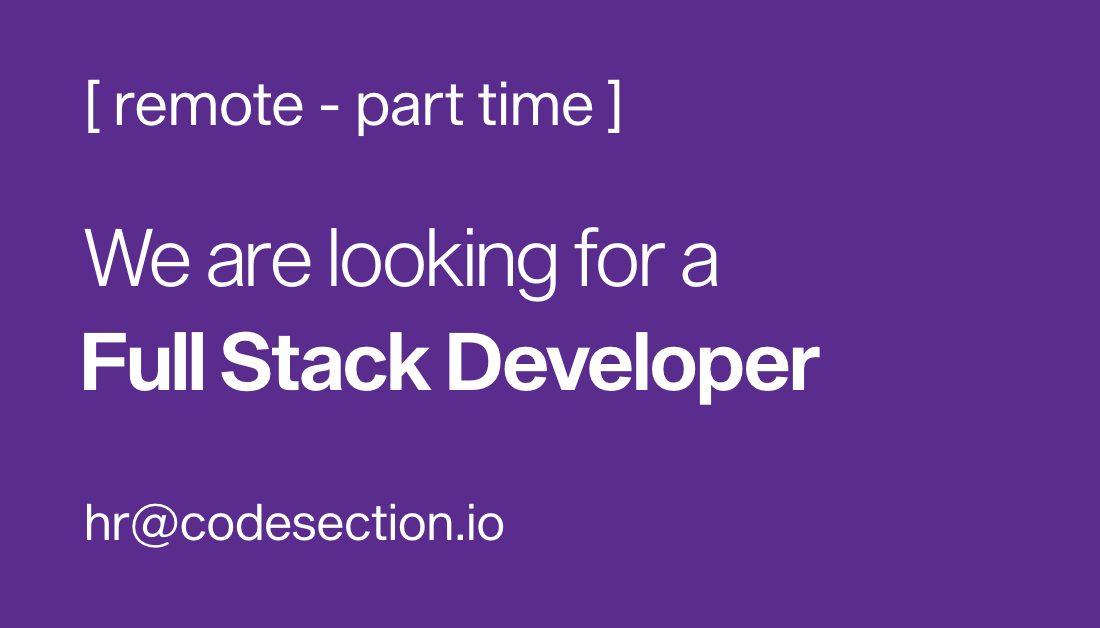 CodeSectionTR's tweet image. Haftada 3 gün remote çalışacağınız, toplantılar dışında mesai saatlerinizi kendinizin belirleyeceği, E-Ticaret sektöründe iş ortağımız için Full Stack Developer arıyoruz.

.net (visual basic) sistemin geliştirilmesi, modern bir dile taşınması ve frontend development bekleniyor.