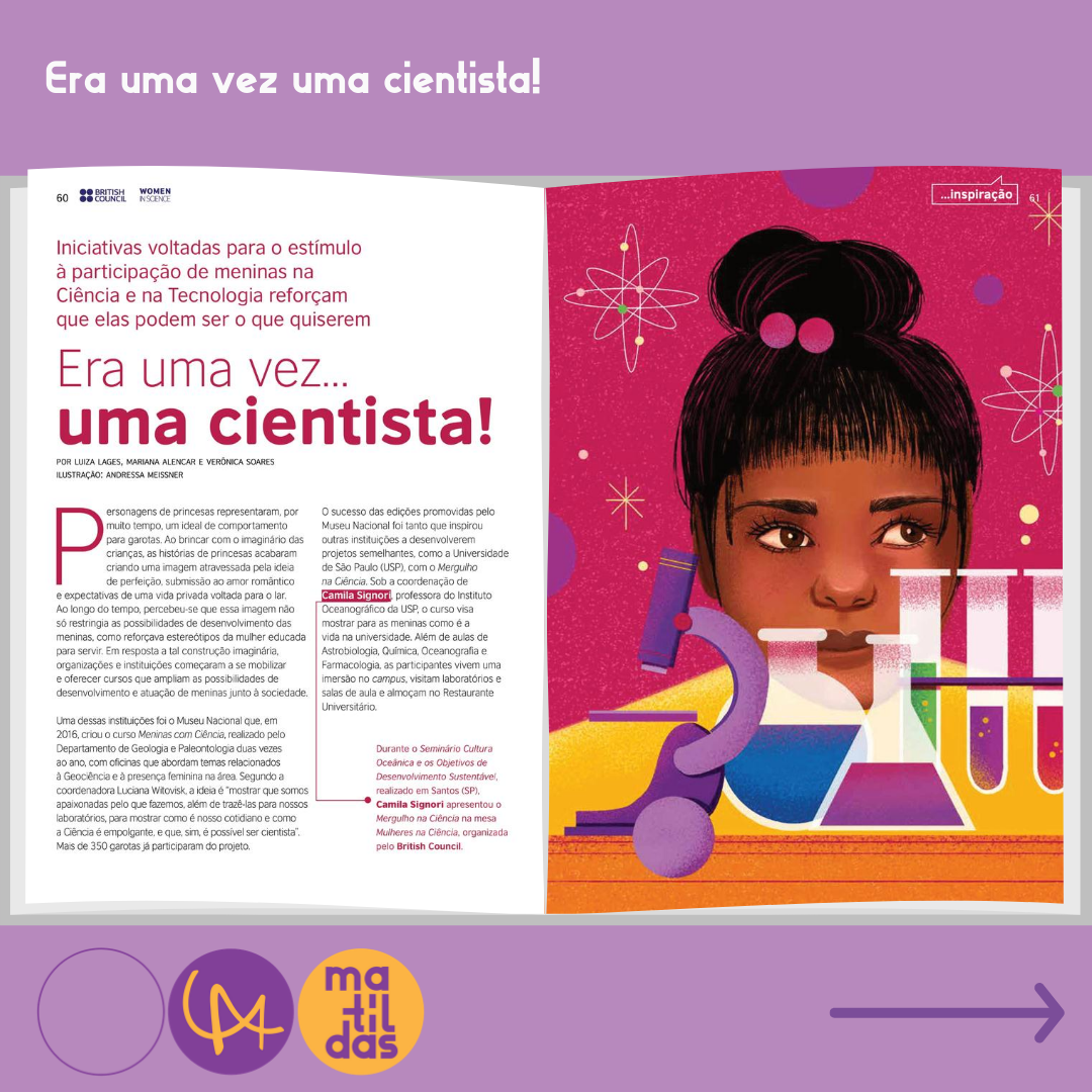 labmatildas's tweet photo. A revista traz reportagens sobre ações do Conselho Britânico para fomentar a participação de mais mulheres nas ciências, promovendo eventos e formando redes entre o Reino Unido e as Américas.
#mulheresnaciência #labmatildas https://t.co/WFfoKP7iJ4