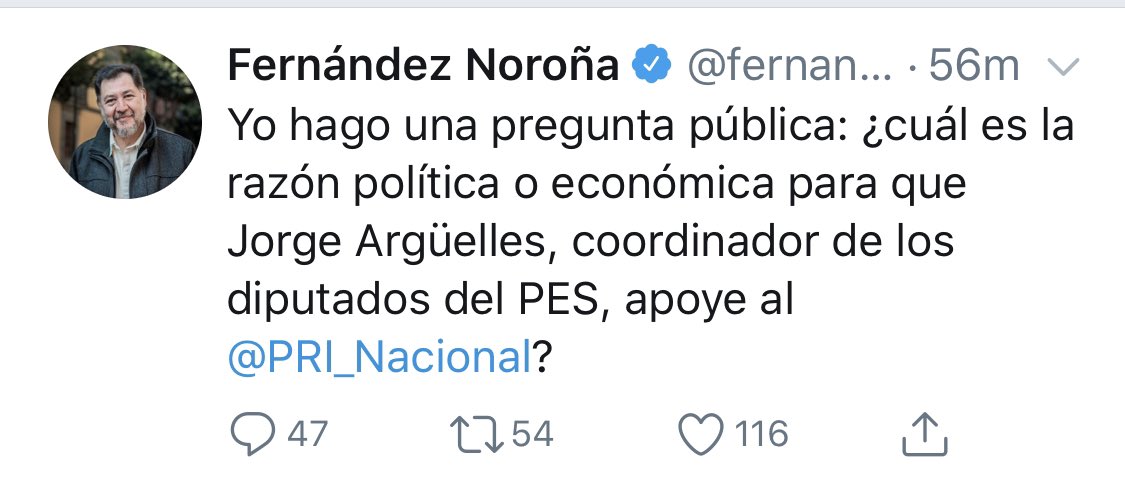 Fiel a su estilo, pervertir la realidad y distorsionar los hechos, Noroña lanza pregunta hueca y manipuladora. Debería responder ¿qué ganan política y económicamente él y su grupo? Su discurso de ayuda al Presidente es un montaje más en su larga carrera. 
¿Quién le cree a Noroña?