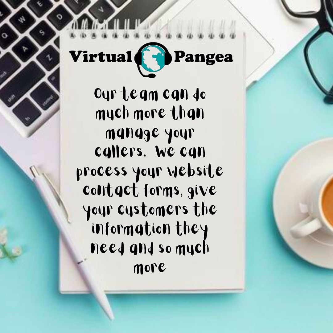 PangeaVirtual's tweet photo. Our team can do much more than manage your callers.

#business #virtualpangea #virtualassistant #virtualreceptionistservice #virtualreceptionist #administrativeassistant #admin #chatservices #callservices #callustoday #america #virtualassistant https://t.co/xEDQ1PbPaL