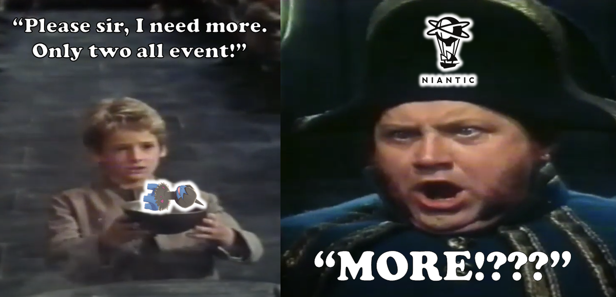 FLWvideos's tweet photo. Prediction for Niantic's response to the Deino situation lol
#DragonWeek2020 #EGGspectations https://t.co/PUispgp3RJ