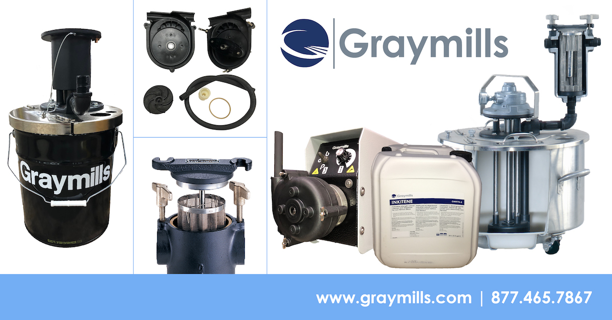 Are you keeping your presses up and running at peak efficiency?  While CapEx may be tight there’s never been a better time to maintain the health of your presses.  From extra pumps to cleaning fluids and parts - Graymills will help keep your print shop running smoothly.