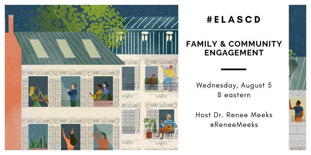 ALCollaborative's tweet photo. Learn. Teach. Lead. Join #ELASCD August 5, 8est to chat Family and Community Engagement with @ReneeMeeks
#ascdlounge @ASCD @TennesseeASCD https://t.co/acIciHMZ1s