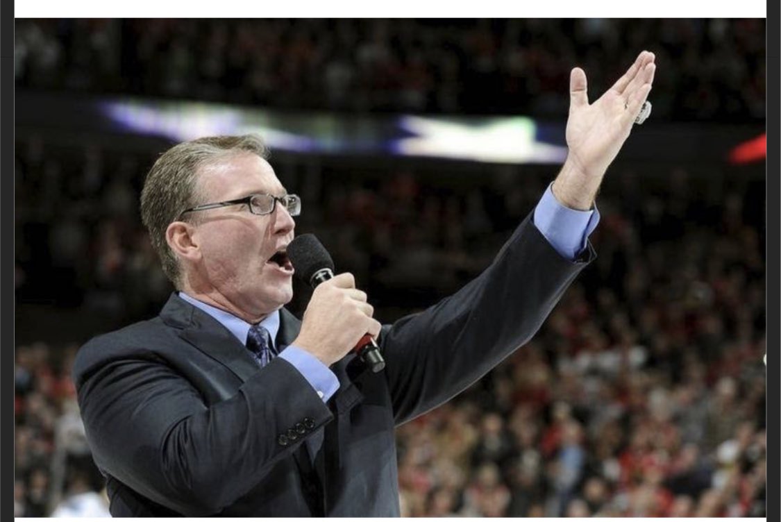 JR0791's tweet photo. @CarmenDeFalco  hey Carmen,
Is James Cornelison going to sing the National Anthems for the game on Wednesday? The Hawks are the home team. https://t.co/z2dbp9q95i
