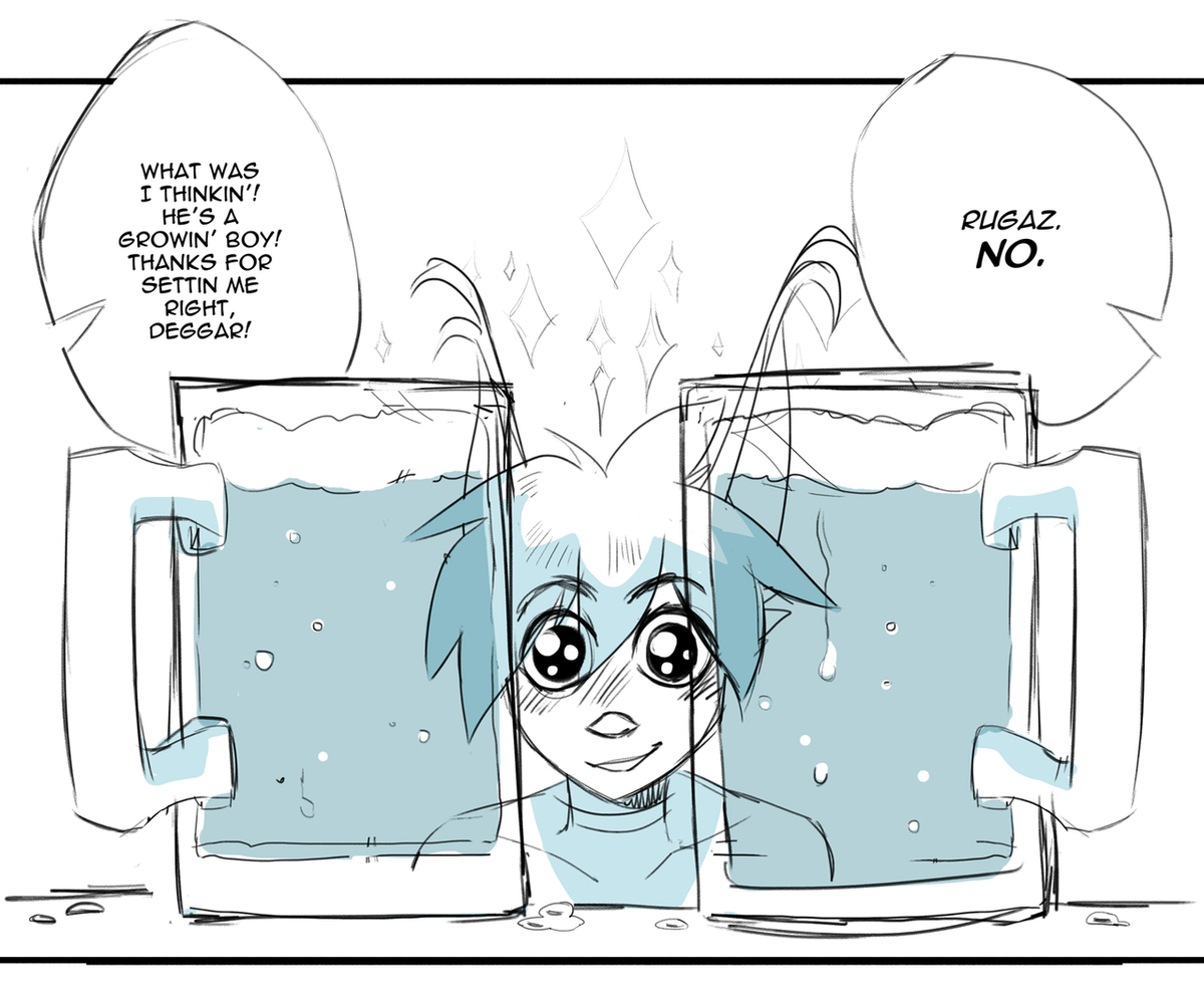 aww i found this earlier too while looking for the other majro pic u Du based on silly posts from tumblr. it's simple and dumb but i still like how it came together. someday i'll dig up their refs and color this, maybe (probably not)