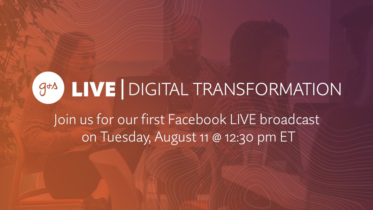 gs_comms's tweet photo. Mark your calendars! 📆

We're unveiling our first-ever G&amp;S Live next Tuesday on Facebook at 12:30pm EST. Be there! https://t.co/LCJ6drGtRa https://t.co/4YgIUCgxJ7