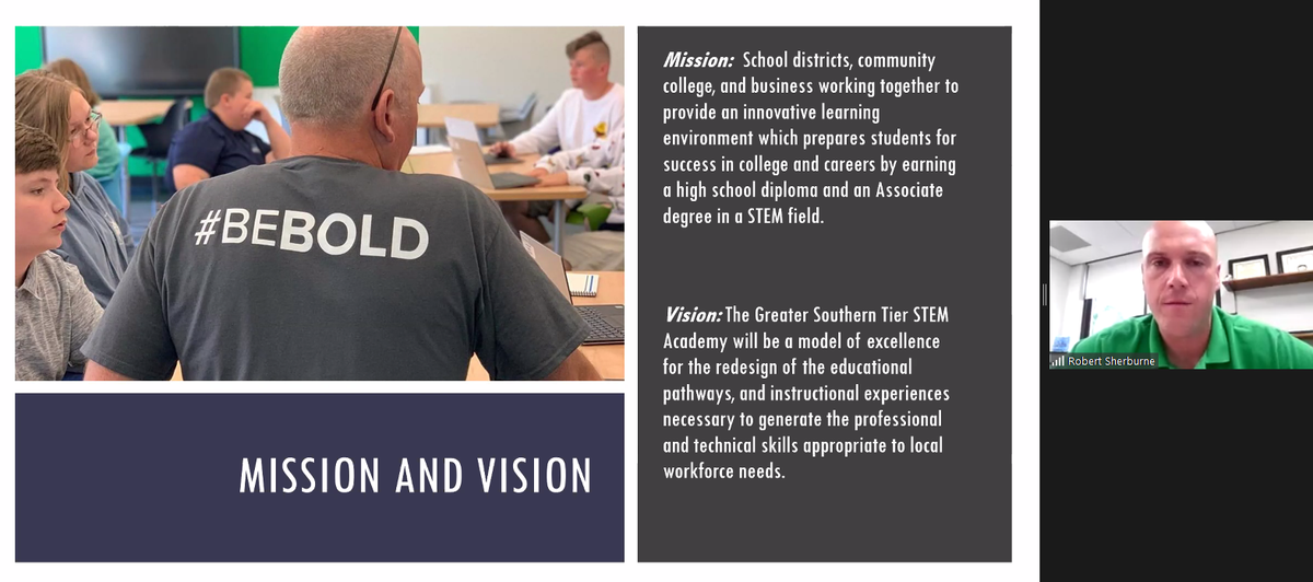 ljblank's tweet photo. An update from the Southern Tier STEM Learning Academy and the @PTECHNETWORK at the @gstsln Summer #STEM Academy.
@EmpireSTEMNY @north_stem @STEMecosystems https://t.co/zoZqhjPJqi