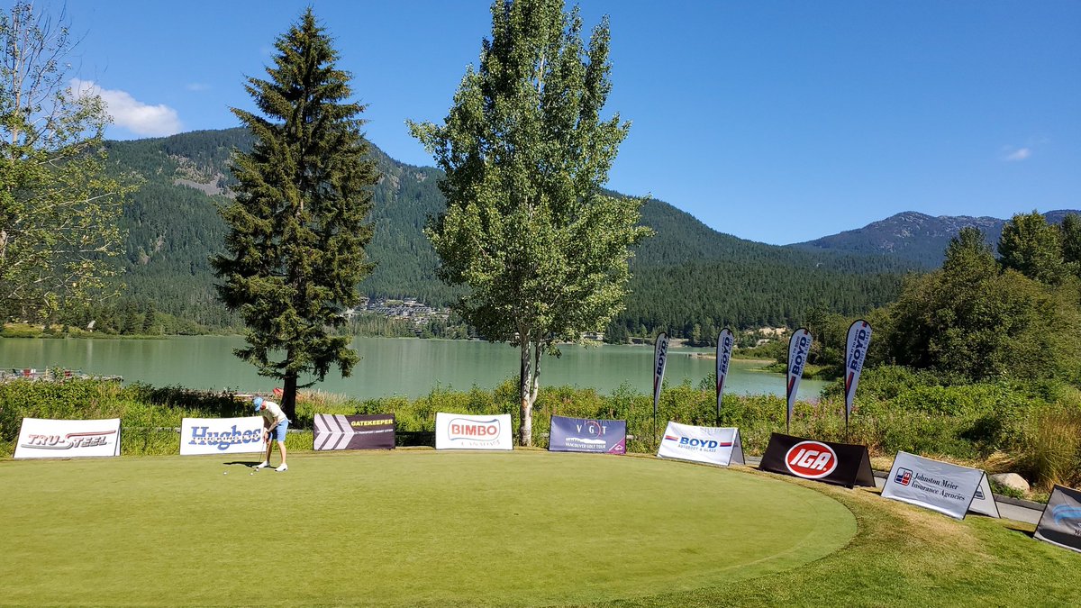 vancouvergolf's tweet photo. #WhistlerOpen @NicklausNorthGC Players, GET SOCIAL!!
Send out a tweet or FB post with a pic of @BoydAutobody banners + a shout out to Boyd Autobody to be put in a draw for a $750 bumper repaint & a $250 @VanGolfTour Prize spend! #VGT
#bringittoBoyd #BoydAutobody
#NickNorth https://t.co/Yc0a2x3aC6