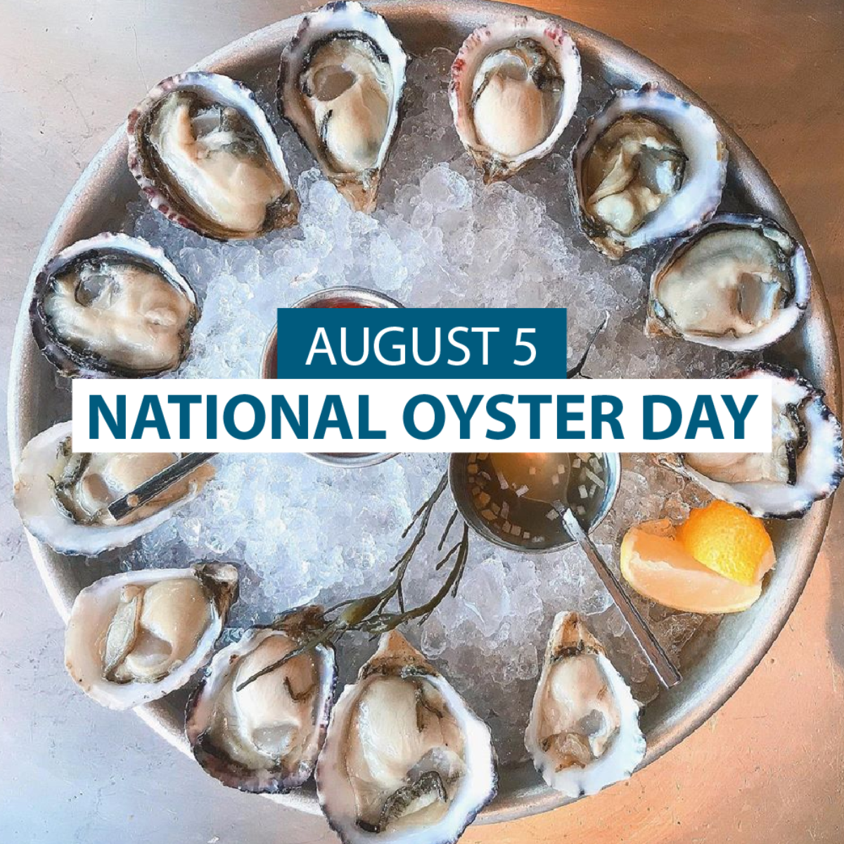 Waterbar on X: National Oyster Day is Wednesday, August 5th