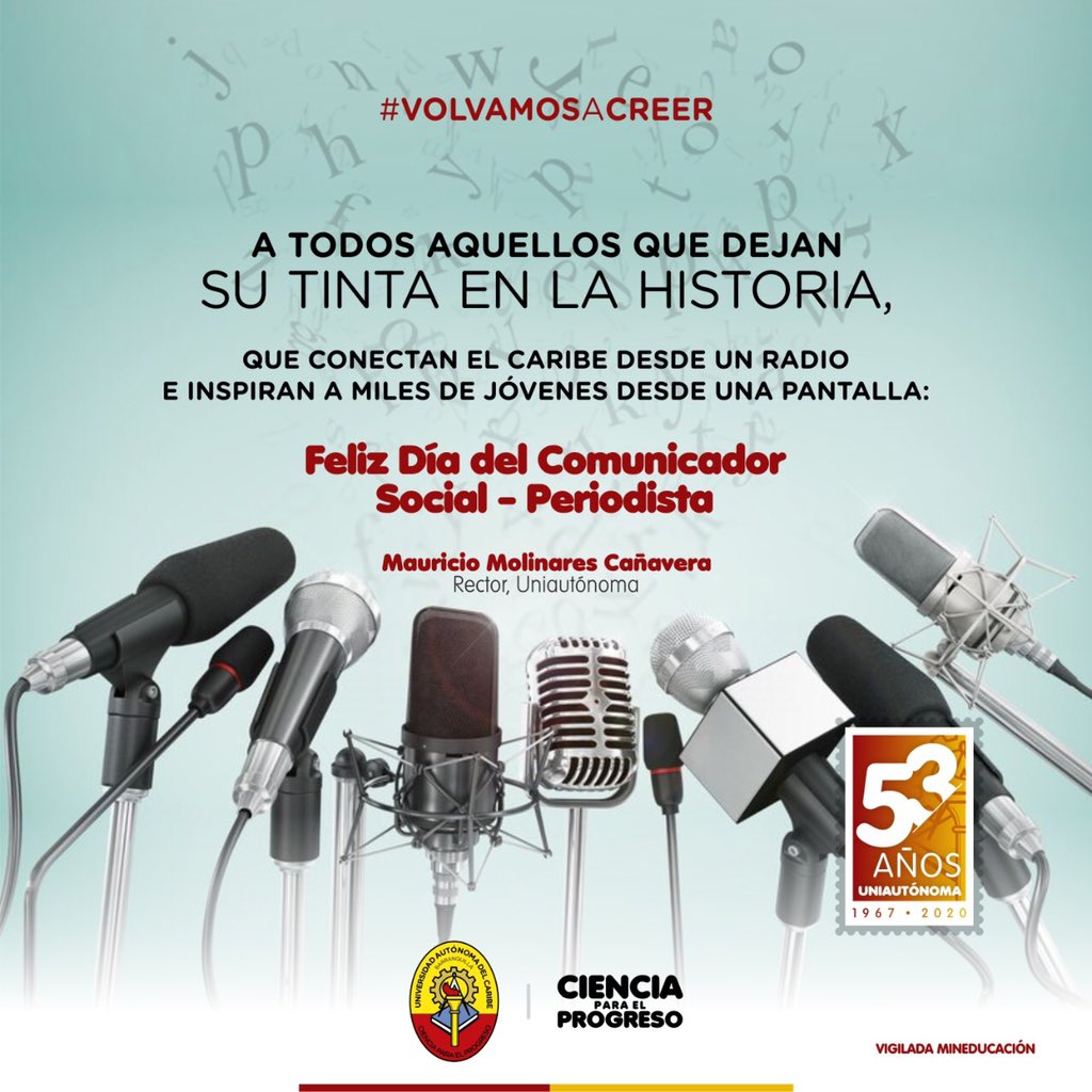 maumolinares's tweet photo. ¡Orgullo Uniautónoma!
Que mejor manera de honrar el #DiaDelPeriodista con tres grandes hijos de nuestra casa @uautonoma, @vigoso @JorgeMarioErazo @fuanka, quienes ganaron #PremioEMcC como mejores crónicas exaltando la vida y obra de nuestra #EstherForero https://t.co/IL4H26kwhv