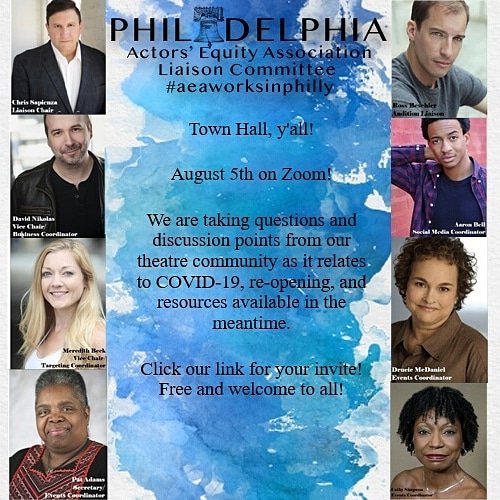 aeaphilly's tweet photo. Tomorrow at 7pm!! Pop in and chat with us about what we can communicate to Equity about what Philly needs in this uncertain time.
Register here:
https://t.co/BcCJyvWtlt
#equityphilly
#aeaworksinphilly
#theatre #phillytheatre https://t.co/yMHACDQPFH