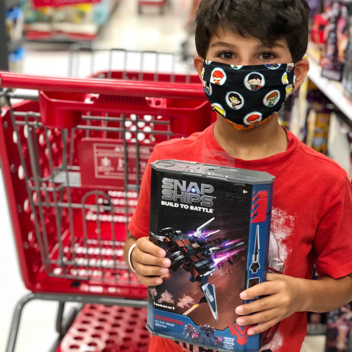 dentistmel's tweet photo. #ad Such a fun trip to Target to get the @Snapships. These are an interchangeable building system for multiple crafts with action play! Zane can’t wait to try it! Can’t beat that! Find it in your action play aisle! #socialspotters #buildtobattle #snapshipstarget #snapships https://t.co/IYchVn7wzJ