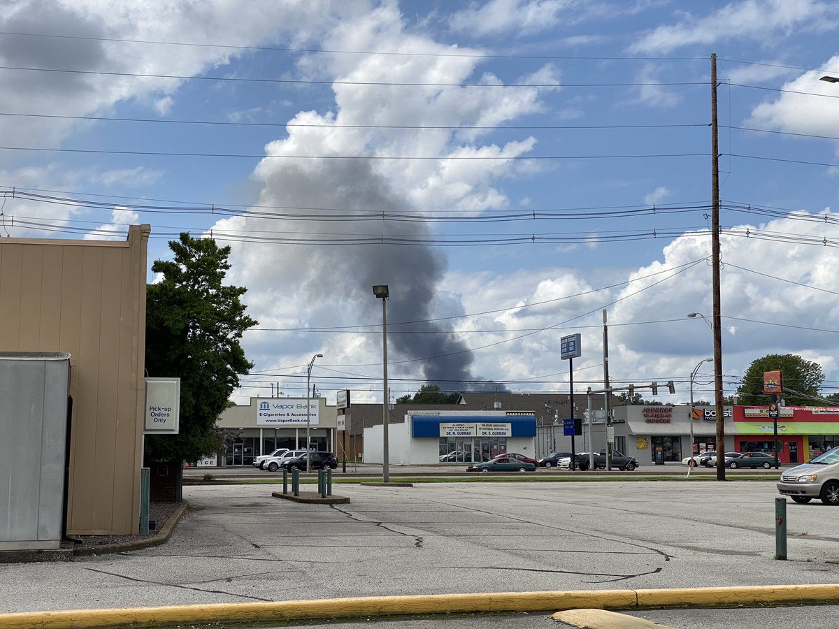 This is looking west from Lawndale Shopping Center.