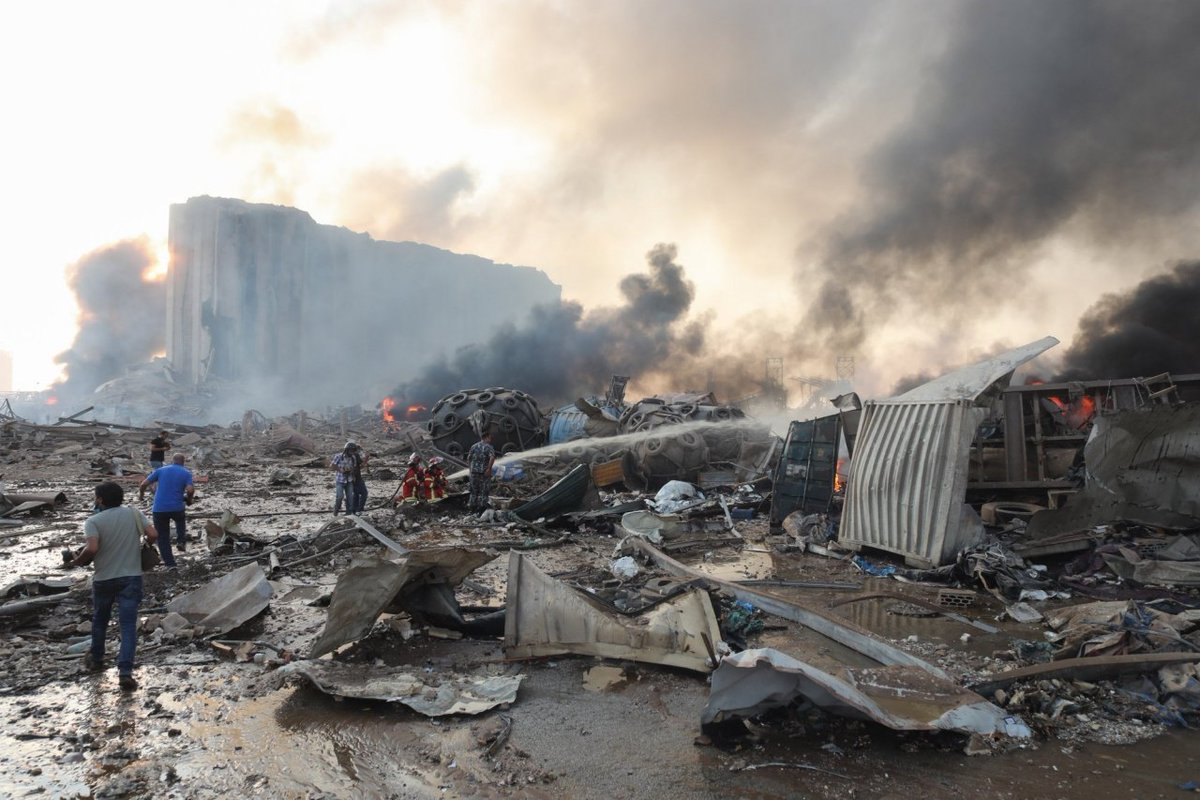 A sponsor of today - 2020
2020 - time for trash.
Actually #PrayForLebanon , the capital of Lebanon - Beirut was 60% damaged by #explosion in harbor.
#Lebanon