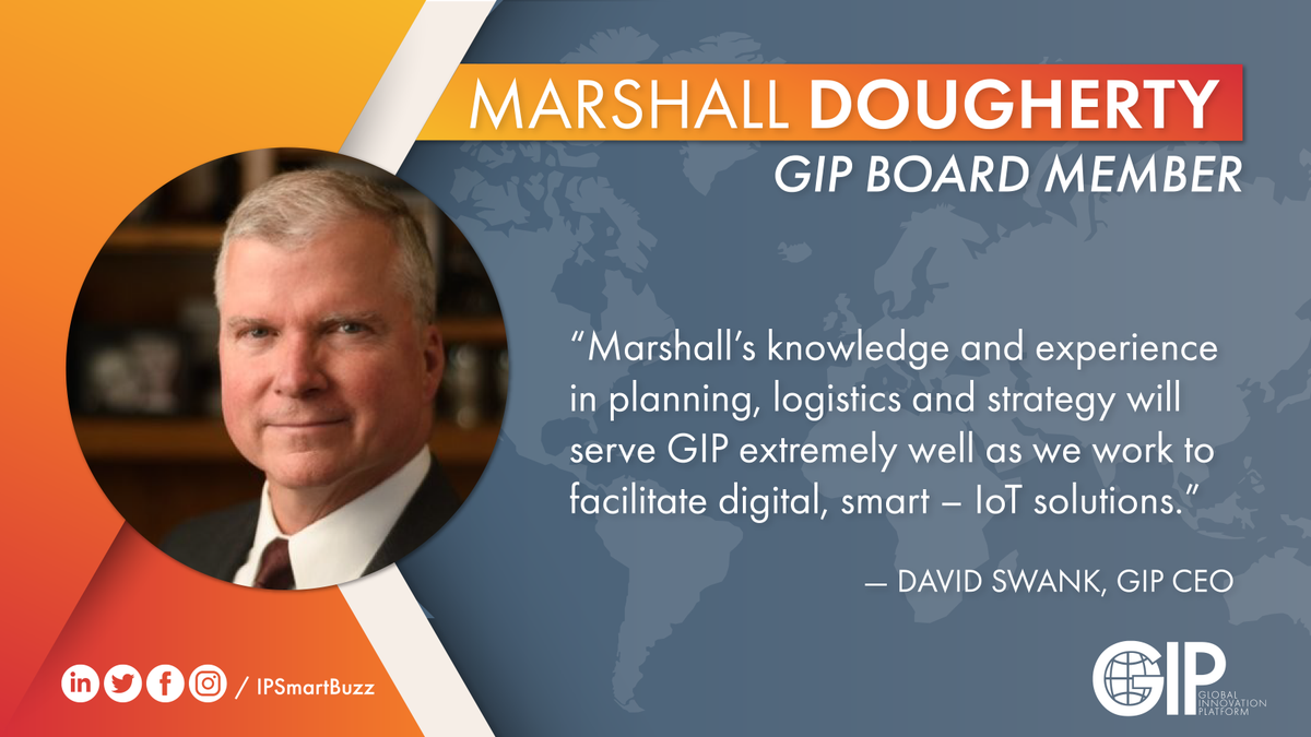 Marshall is a great addition to the GIP board! Read more about Marshall here >> globalinnovationplatform.com/news/gip-board… #ipfm #sgiot #iEcoNet #IPSmartBuzz #innovation #DigitalRevolution #DigitalEconomy #tech #affirmtogether