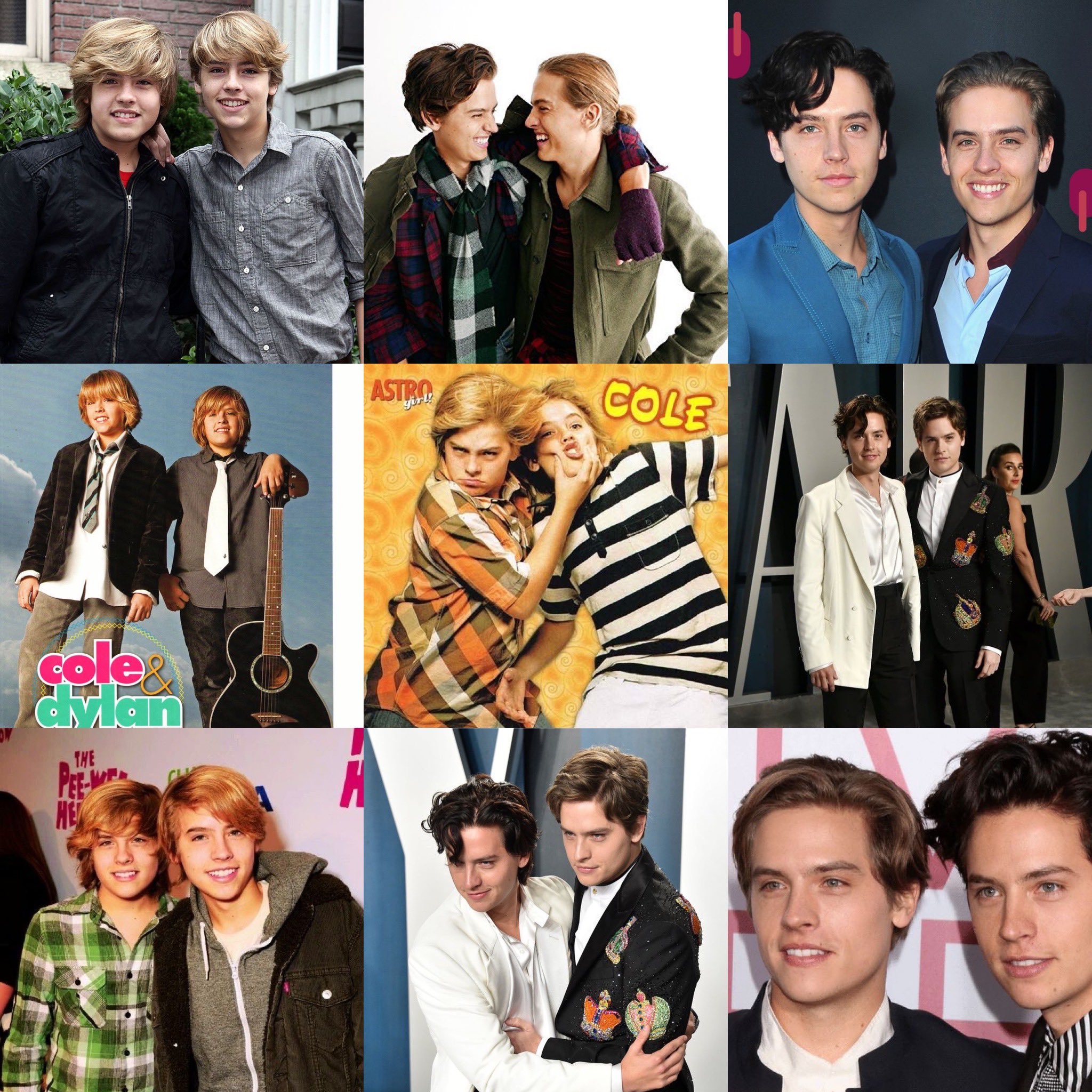Happy birthday     Cole and Dylan Sprouse 