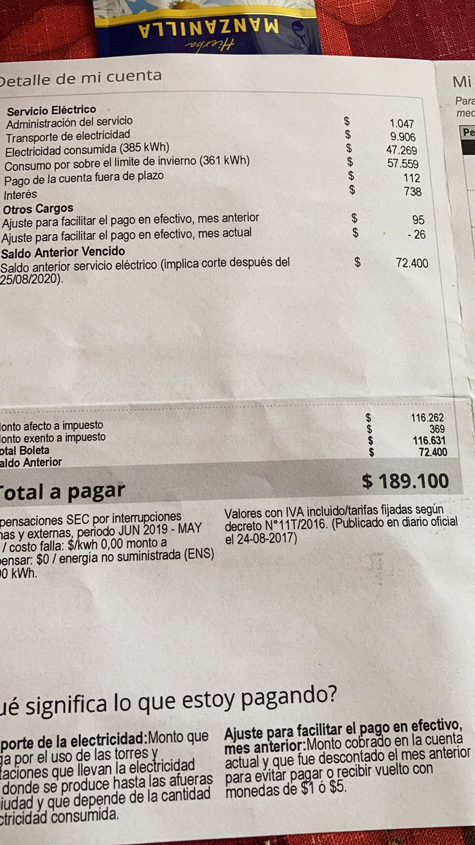 K_Estrella26's tweet photo. @CGE_Clientes TENGO UNA BOLETA LO CUAL ES EXCESIVAMENTE EL COBRO DESDE ABRIL VENGO REVLAMANDO CON USTEDES NO HUBO NADIE EN TODO EÑ MES DE ABRIL Y ME COBRARON 40 PESOS, JUNIO 70 &amp; AHORA CASI $120.000? https://t.co/O0AwSl3N03