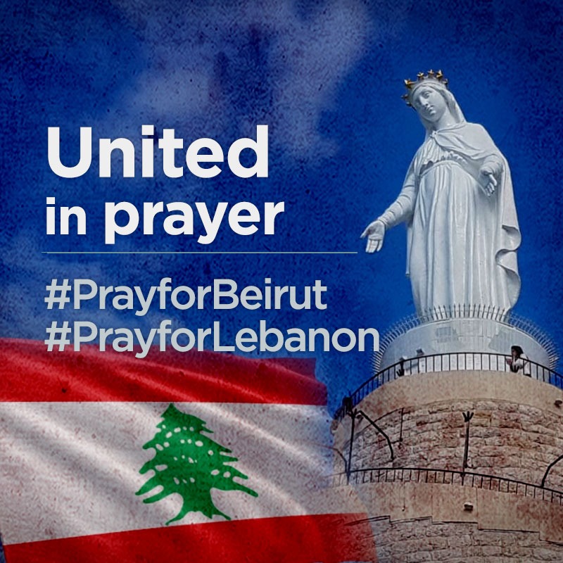 At least one massive #explosion rocked the Lebanese capital of #Beirut Tuesday afternoon, which ignited fires and destroyed buildings in the city’s port area. 
Learn more here: 
bit.ly/33n2CQV 

#PrayForBeirut #PrayForLebanon